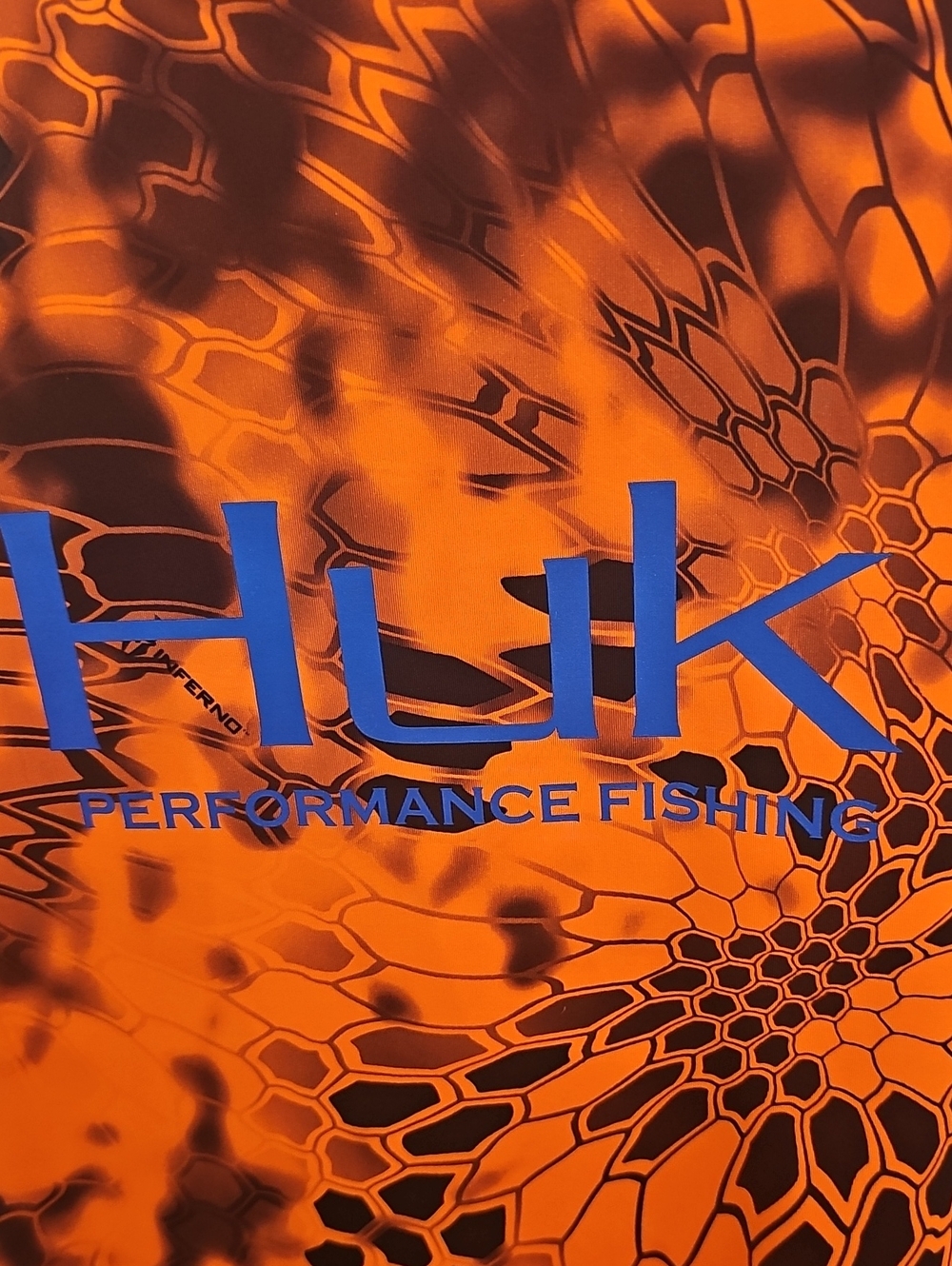 Huk Performance Fishing Men's In Striking Kryptek Inferno Camo Pattern - Picture 3 of 8